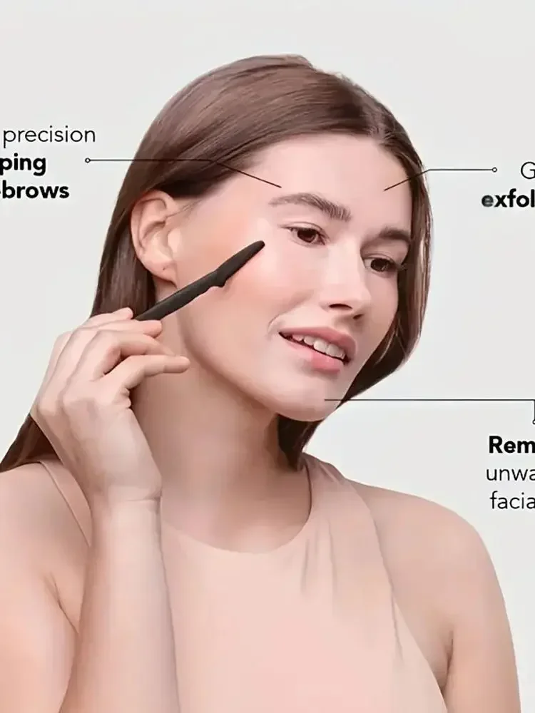 3/5 ชิ้น Precision Eyebrow Razor & Dermaplaning Set สําหรับผู้ชายและผู้หญิง - ง่าย, อ่อนโยน Shaping & Exfoliating