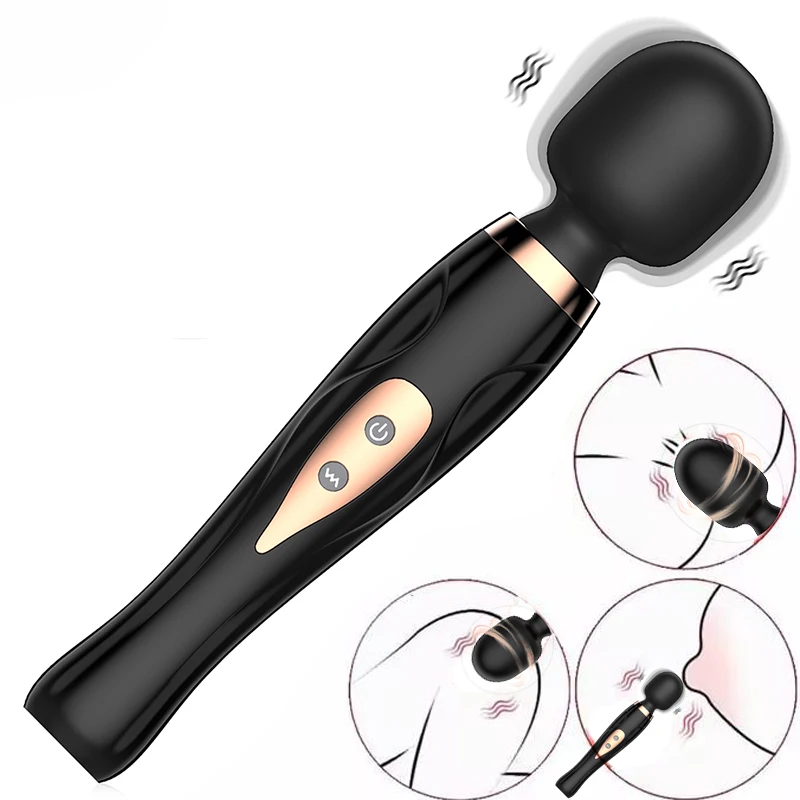 

High Speed AV Magic Wand G-spot Orgasmic Vibrator Vaginal Clitoral Stimulator Orgasmic Adult Sex Masturbator Machine Waterproof