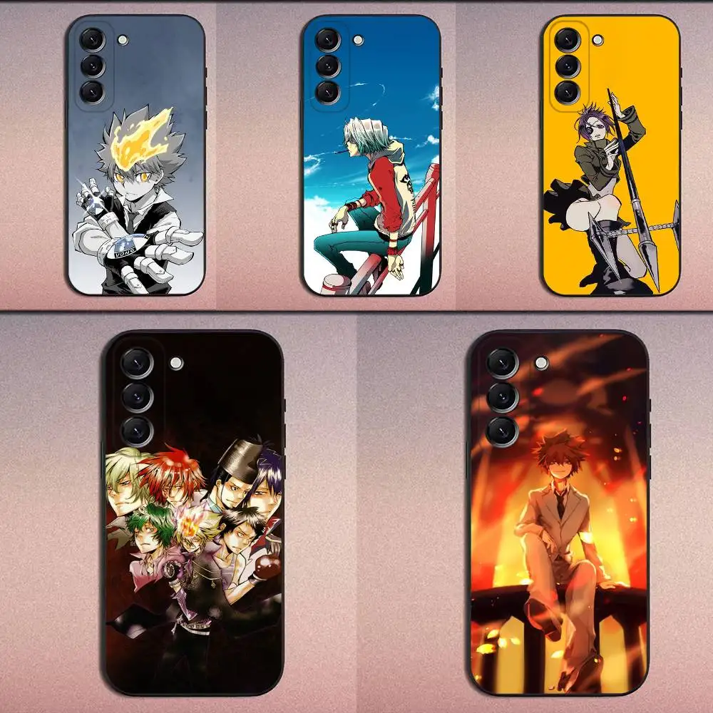 

K-Katekyo Hitman Reborn Phone Case For Samsung Galaxy A20,A21s,A22,A31,A32,A52,A53,A72,73,A80 Soft Black Cover