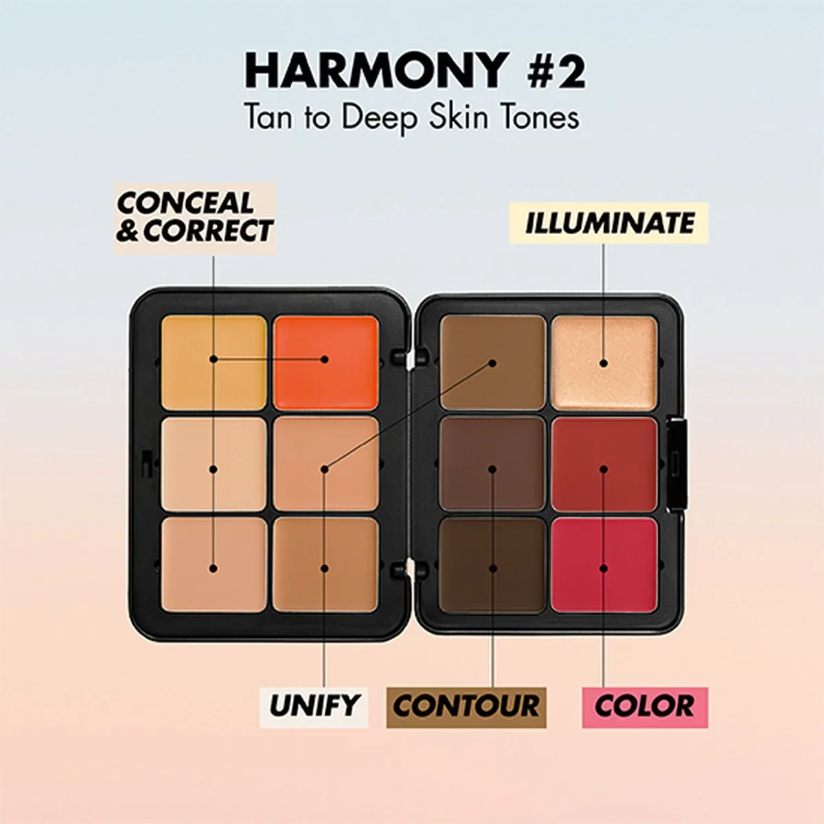 

12 Colors Highlight Blush Concealer Makeup Palette Shimmer Matte Long-Lasting Easy Makeup Rouge Compact Blush for Dark Skin