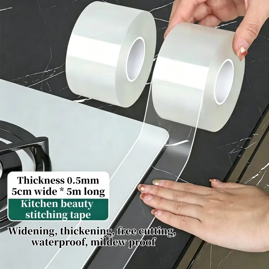 Window sealing tape, no residual transparent sealing strip, sealing air conditioning, used for window glass and door seams