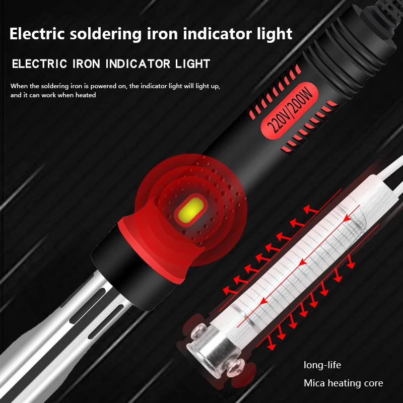 Electric Soldering Iron Kit 220V External Heat Hand Tools Soldering Gun Soldering Tool Electric Solder Iron Repair Tools