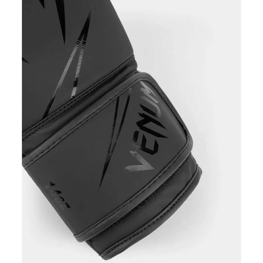 복싱 글러브 - 16온스, 남녀공용, 합성 가죽 트레이닝 글러브(복싱 및 백 작업용) - 블랙