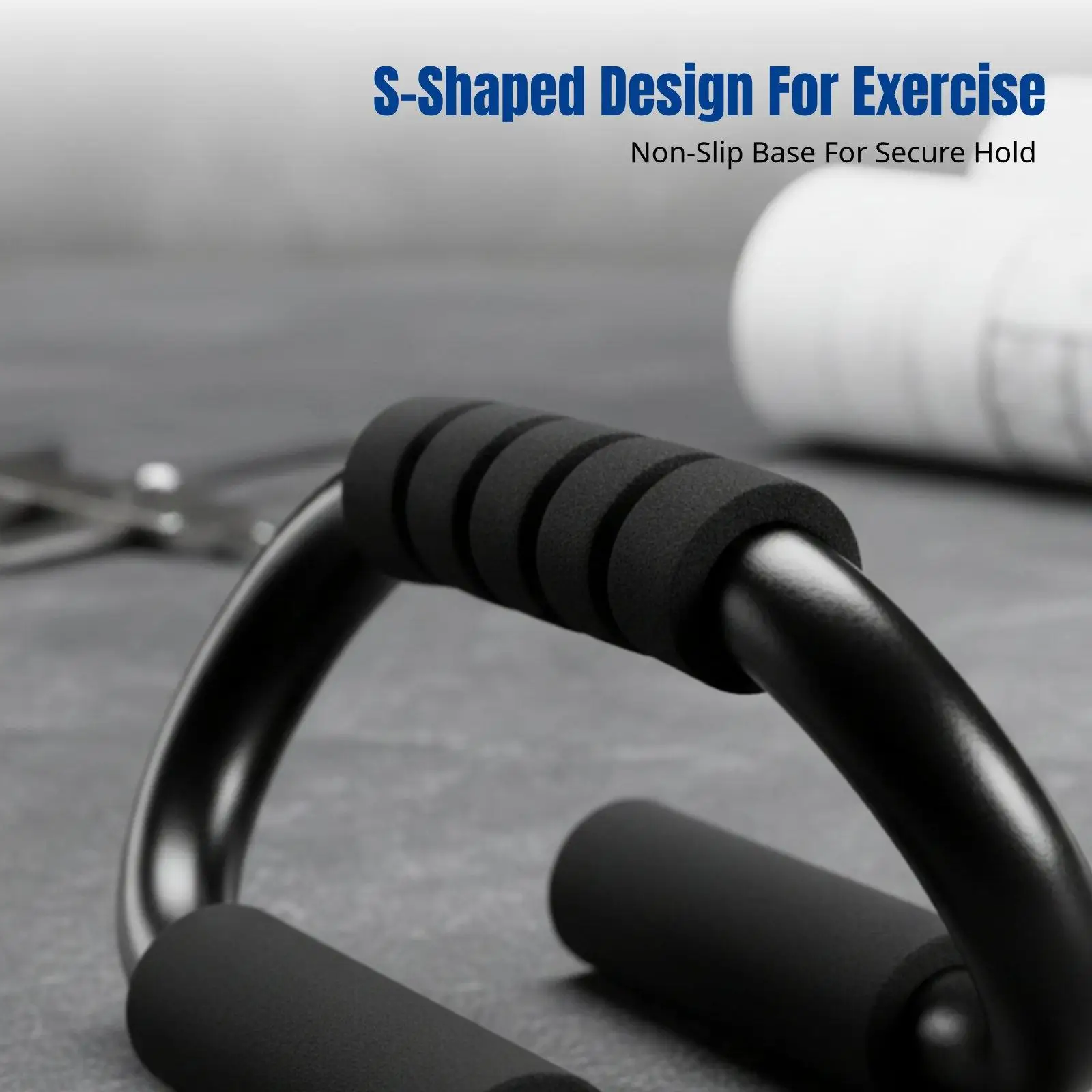 Durable High Carbon Steel Push Up Bracket for Indoor Gym Workout Chest Arm Tools