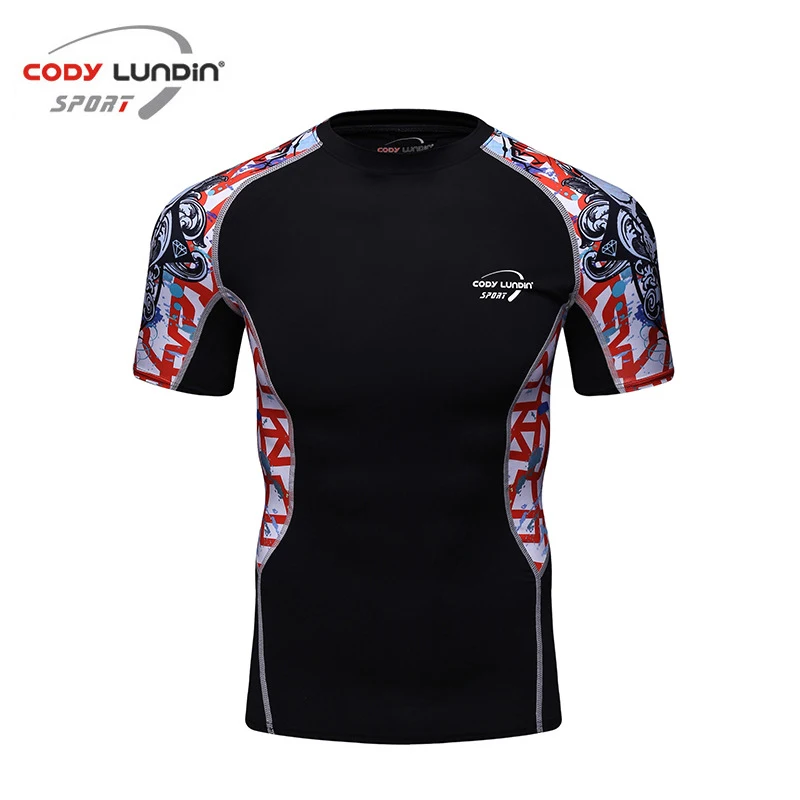 Muay Thai T-shirt Rash Guard Men Boxing Compression Shirts Rashguard Jiu jitsu T-shirt Fighting Bjj Kickboxing MMA Clothing