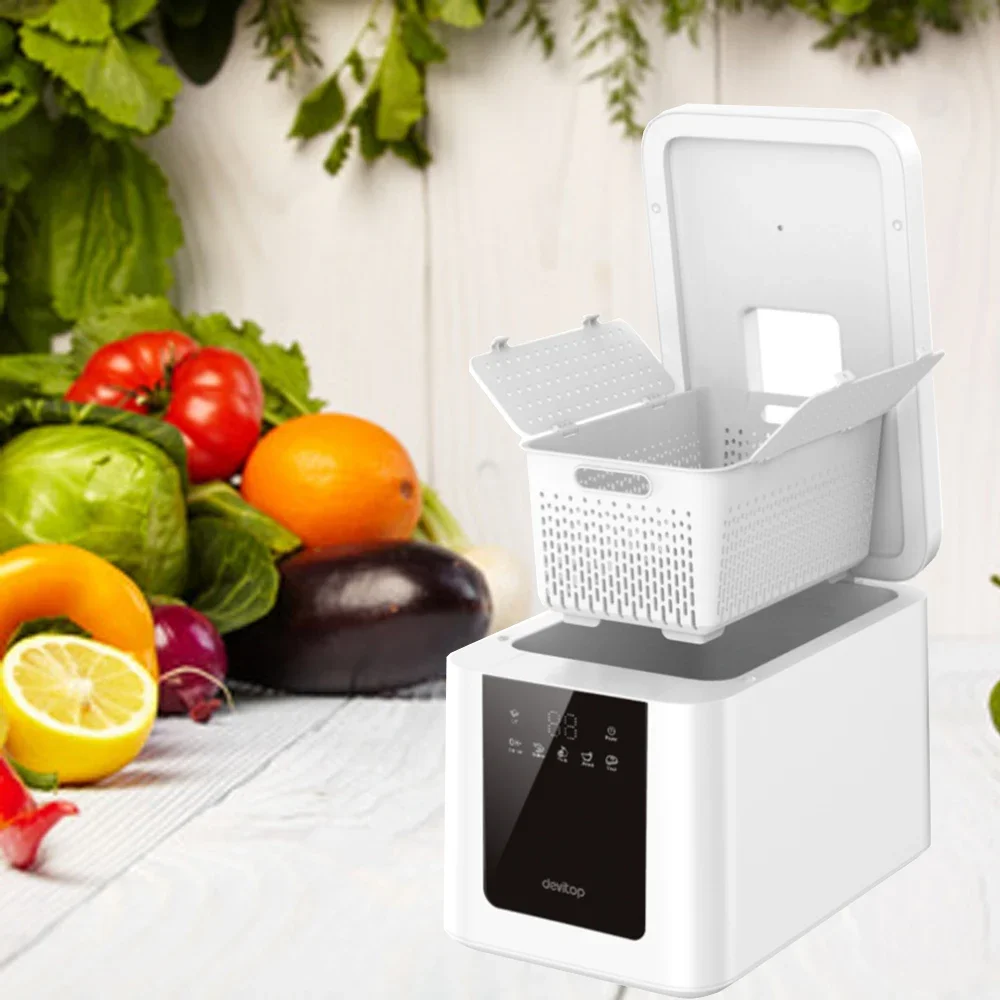 Household Fruit And Vegetable Detoxification Disinfection De Frutas Machine Multi-functional Vegetable Cleaning Machine