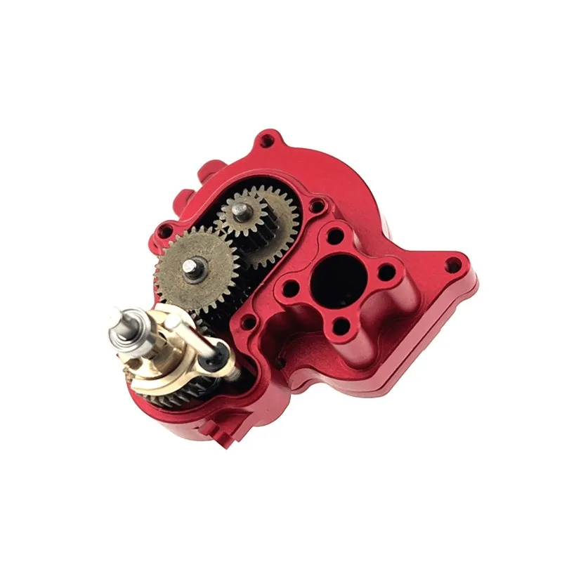 Fit for MJX 1/18 H18P RC car metal powder metallurgy gearbox gear replacement kit, wear-resistant and anti tooth breakage
