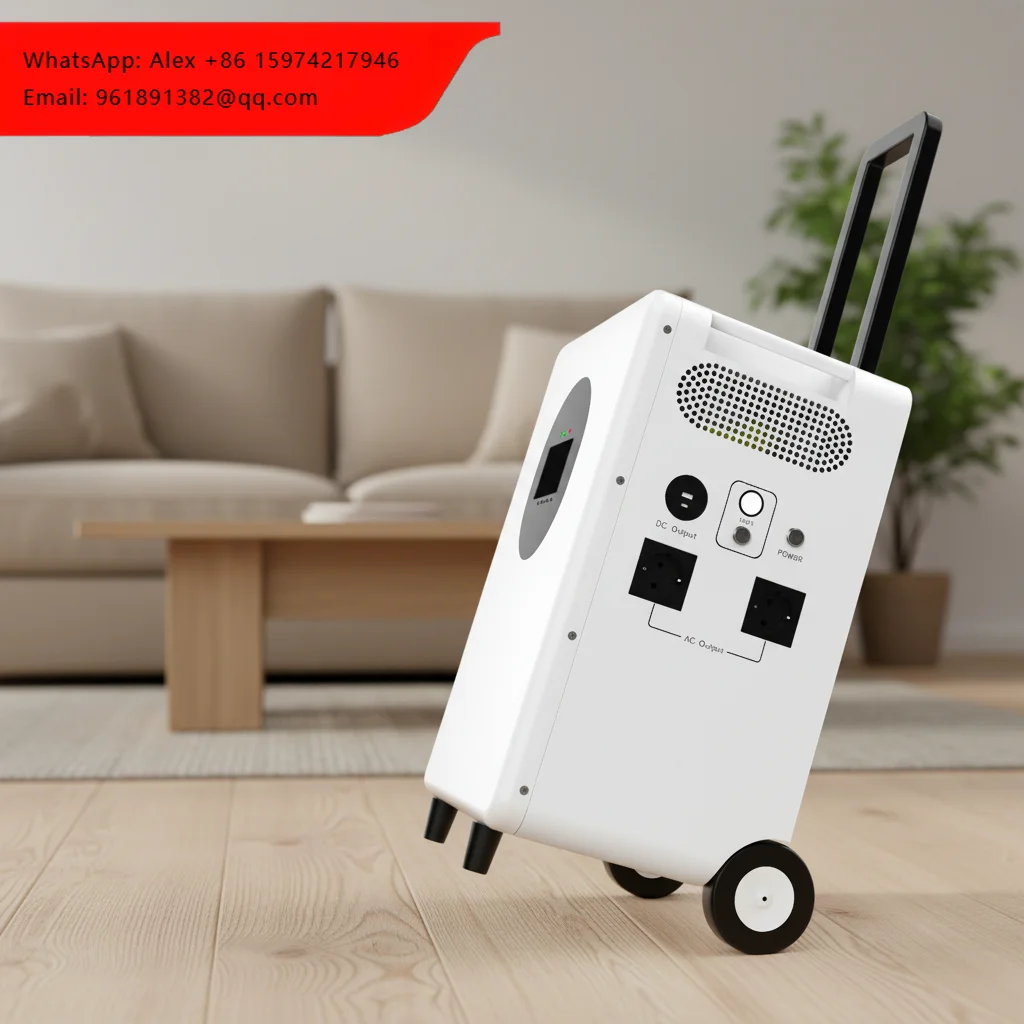 

Hot Sale All In One 5KW 51.2V 314Ah 5KWH Solar Generator LiFePO4 Battery Portable Power Station Grade A Cell 8000+ Cycles