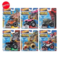 Orijinal Mattel sıcak tekerlekler canavar kamyon araba alaşım 2023 Batman Dodge şarj cihazı araç oyuncaklar çocuklar için parti oyunu erkek koleksiyonu