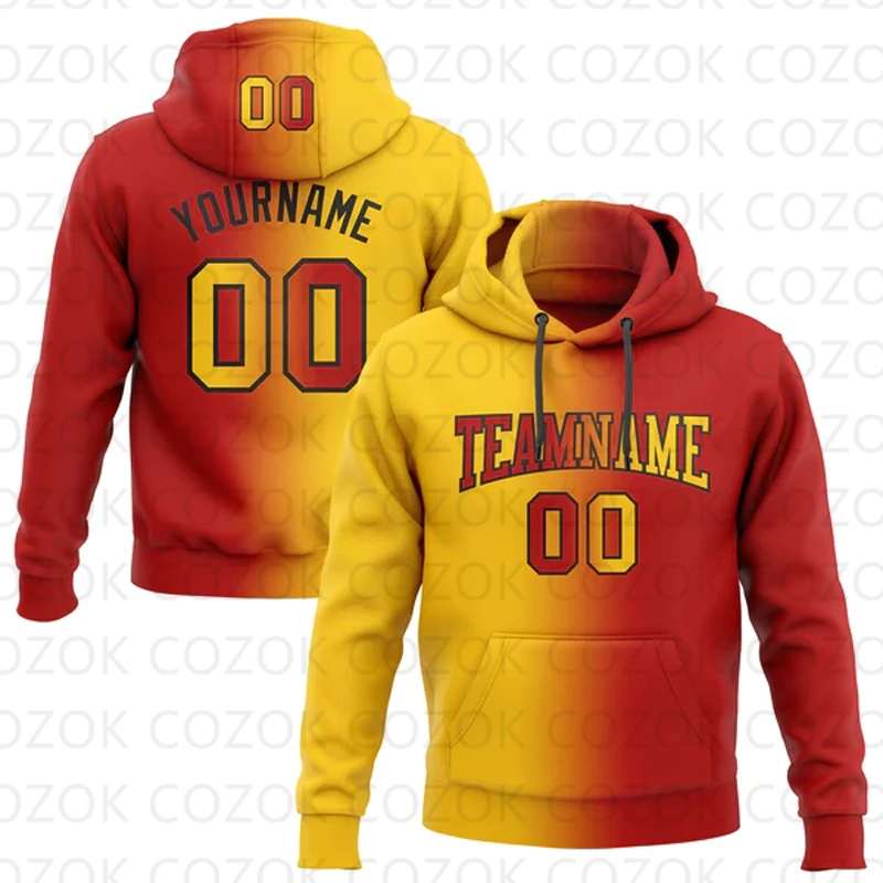 Customized Hoodie Pink Purple Color splicing Jersey 3D Printed  Unisex Pullovers Hoodie Casual Sweatshirts