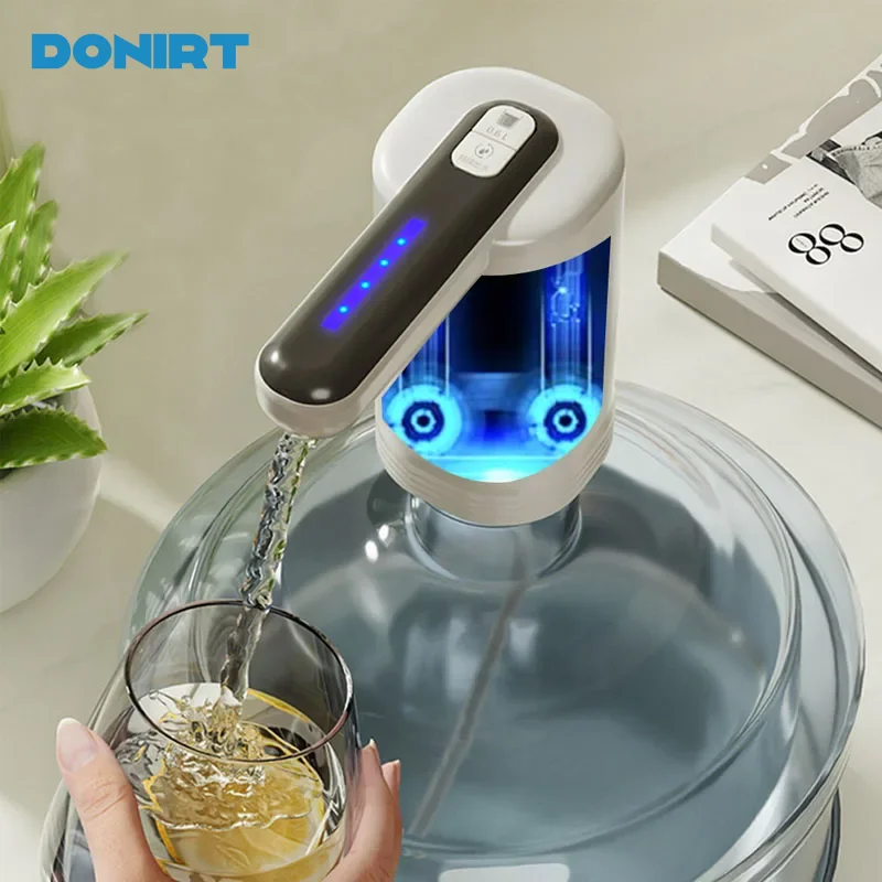 

Smart Electric Water Dispenser Double Pumps Powerful Automatic Water Dispenser Water Gallon Bottle Switch Pump for Home Office