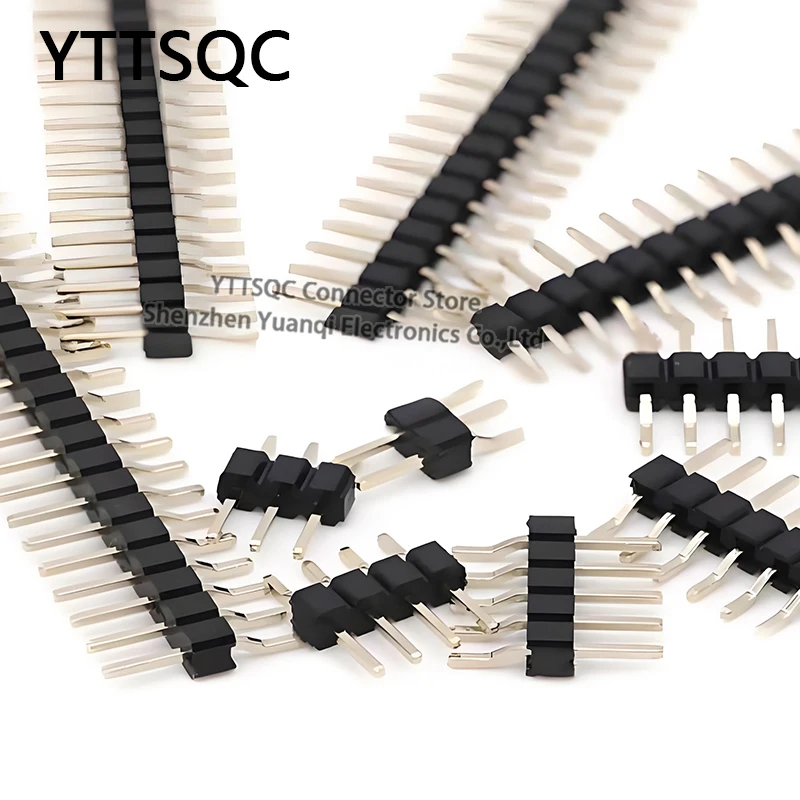 10pcs 2.00mm PH6.5  Single Row Right Angle SMT Male PIN Surface Mount PCB 1x2/3/4/5/6/7/8/40P Solder Male Header Connector