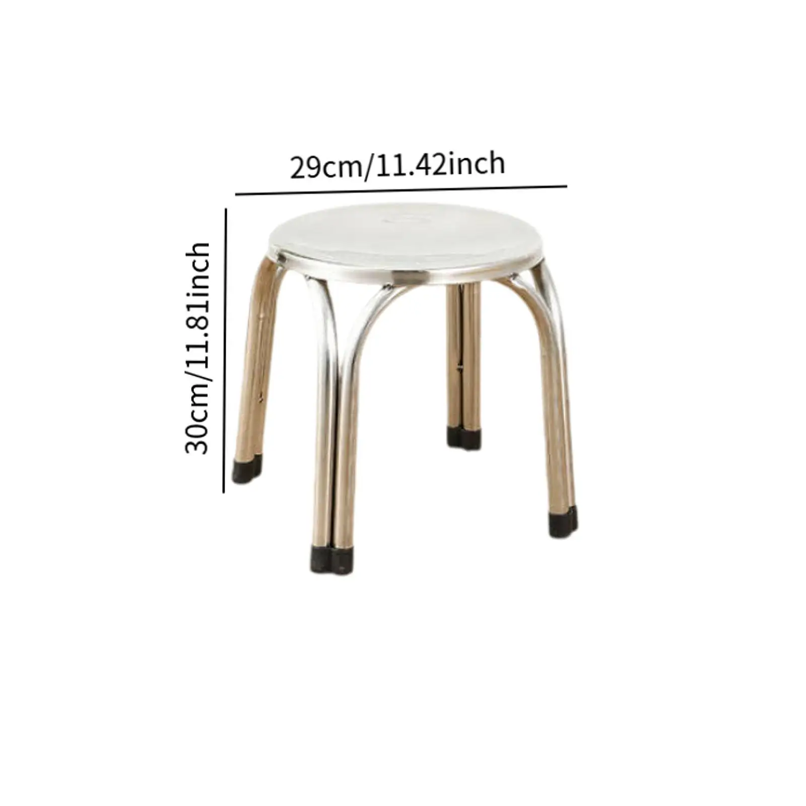 Stacking Stool Stainless Steel Practical Commercial for Kids and Adults