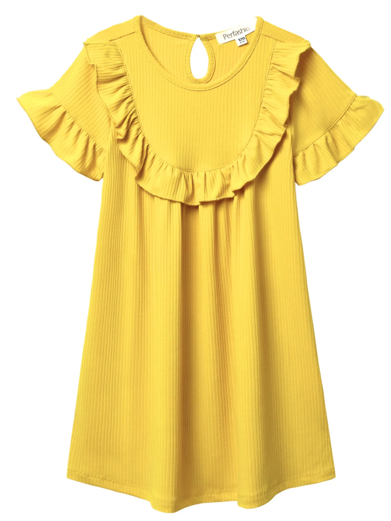 Women's Short-Sleeved Lace-up Dress