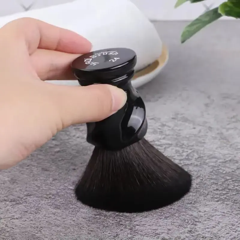 YAQI High Quality TWIST 24mm Synthetic Hair Resin Handle Men Wet Shaving Brush And Face Cleanliness Shaving Soap For Mens