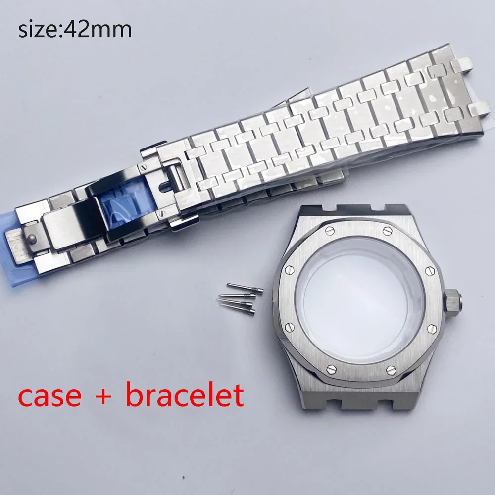 31.8mm oaky dial NH35 rose gold blue dial NH35 for 42mm sapphire crystal case for NH35 automatic movement can customize logo