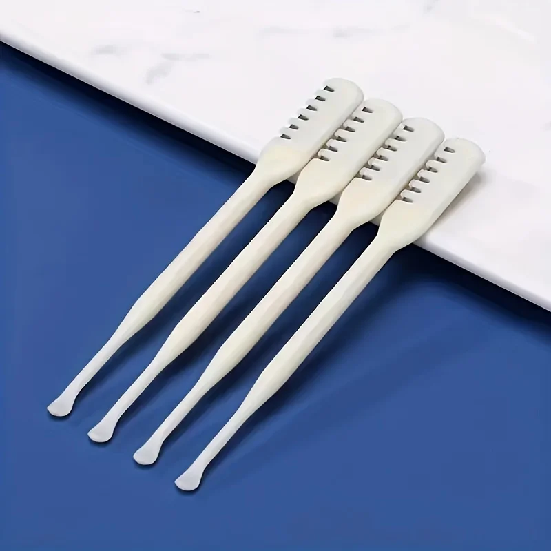 1/2-teiliges manuelles Nasenhaartrimmer-Set. 360 ° Rotierender Trimmer, doppelseitige Klinge, leicht zu reinigen, aus Kunststoff. – Detail 6