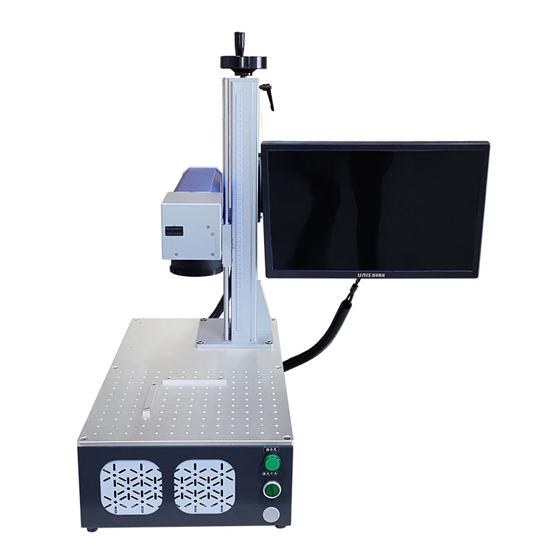 Perfect Super Fast Delivery Factory Laser Focus Fiber  UV Laser Marking Machine for Customized Ring Flast Steel Aluminium