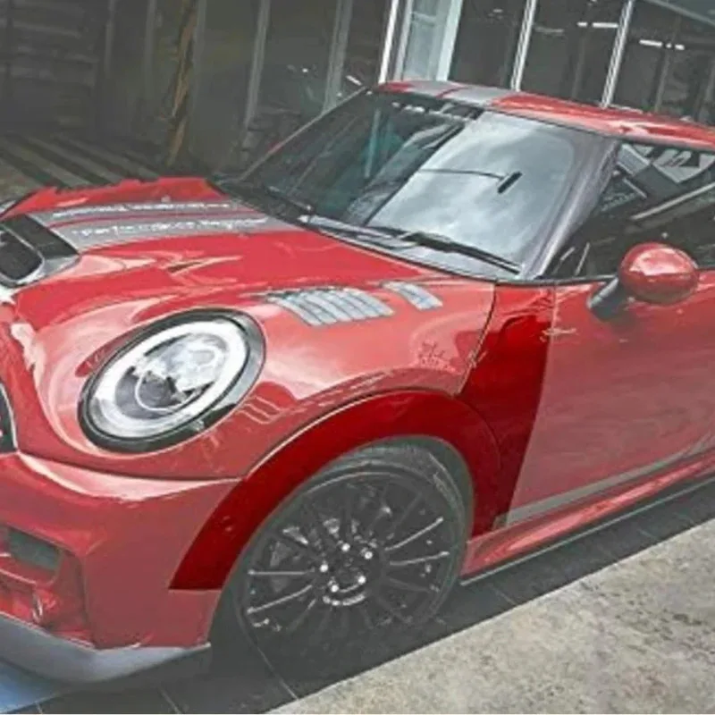 Suitable FOR ApplicableSporty Mini F56 Cooper S Carbon Fiber Vented Cooling Fender Pair (USA Warehouse)