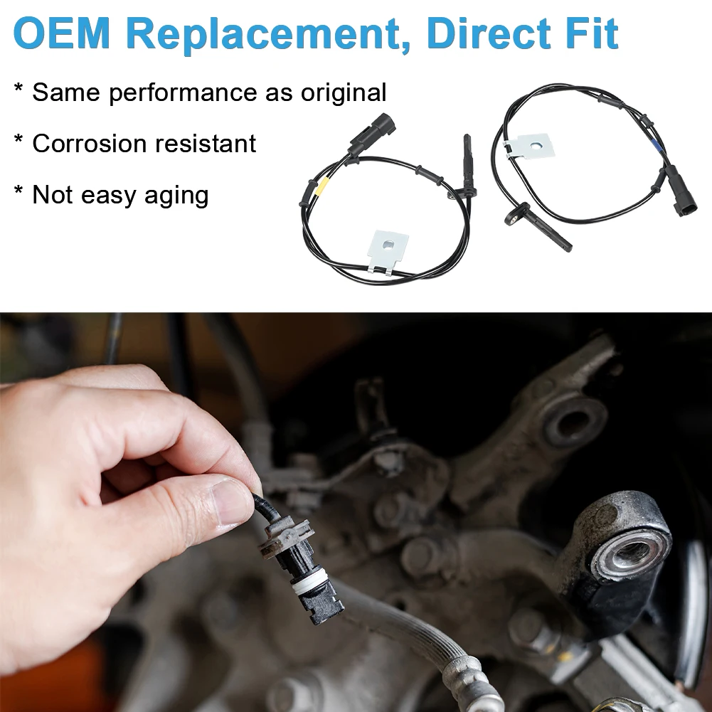 

Herorider 2 шт. датчик скорости колеса для Chevy Equinox GMC Terrain L4 V6-2010-2017 передний левый и правый датчик ABS OE 20811372 20811371