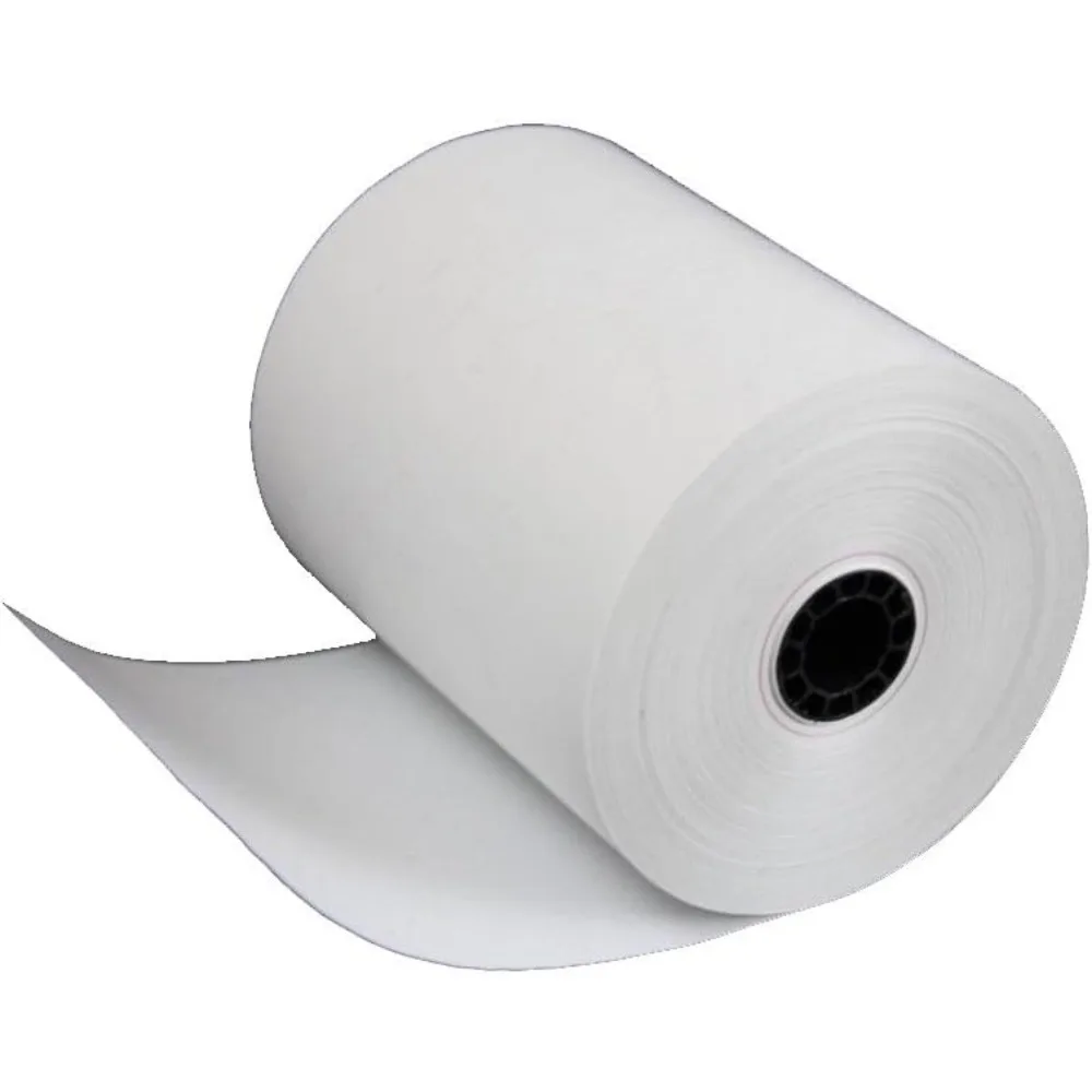

Thermal Paper Rolls 3 1/8 x 230 - American Made: [50/pack] BPA Free 48 GSM Solid Tube Core CC Receipt paper