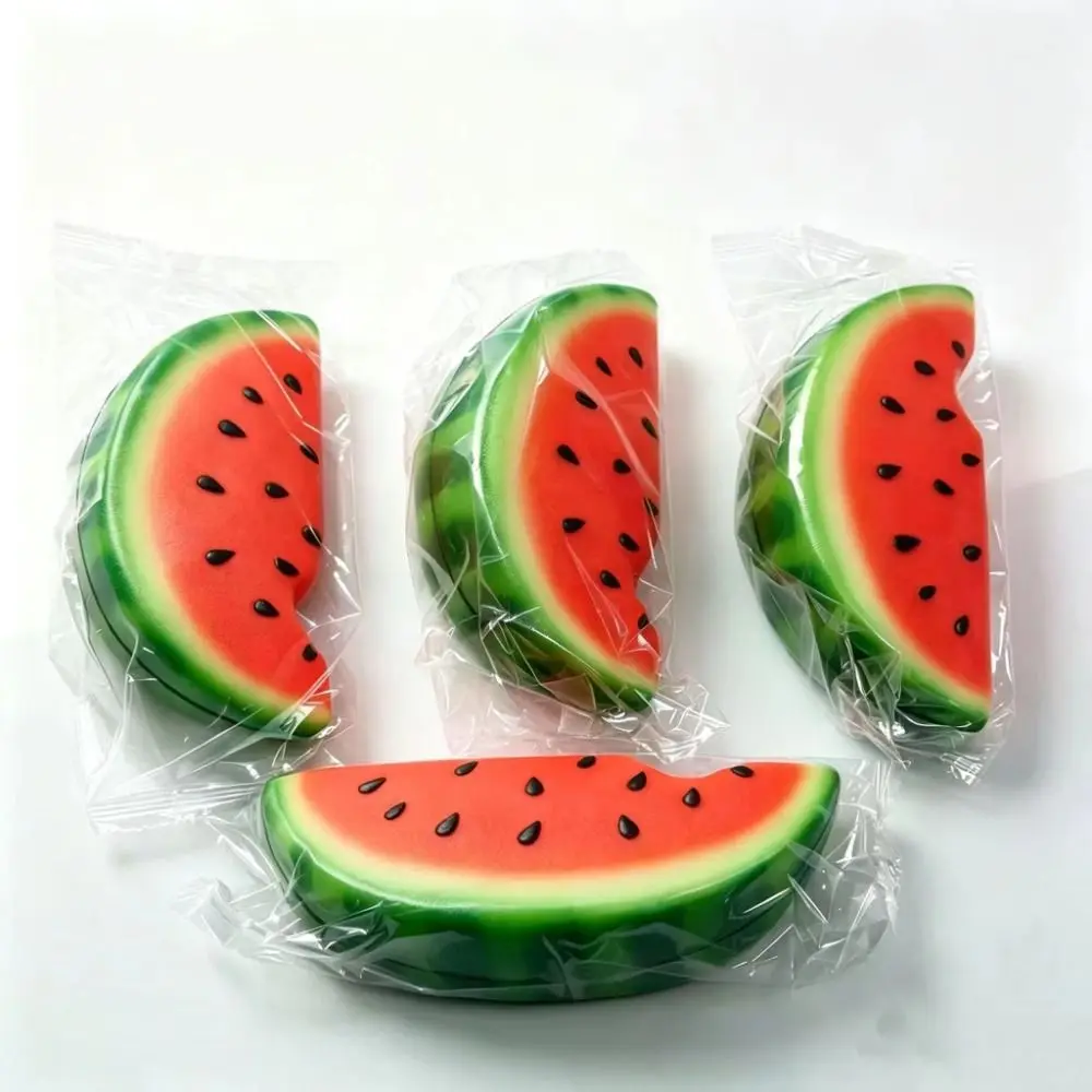 Simulation Fruit Watermelon Squeeze Cute Summer Realistic Cucumber Sensory Fidget Ball 16cm Eggplant Slow Rebound