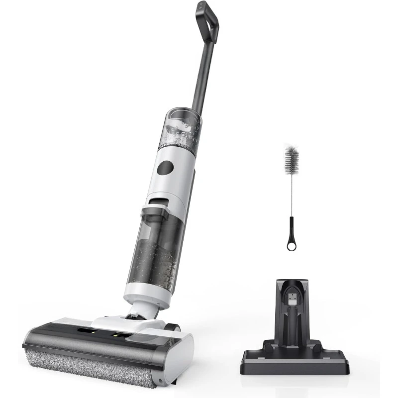 Cordless Wet Dry Vacuum Cleaner, Vacuum and Mop Combo for Hard Floor, Self Propelled, 0.1Inch Edge Cleaning