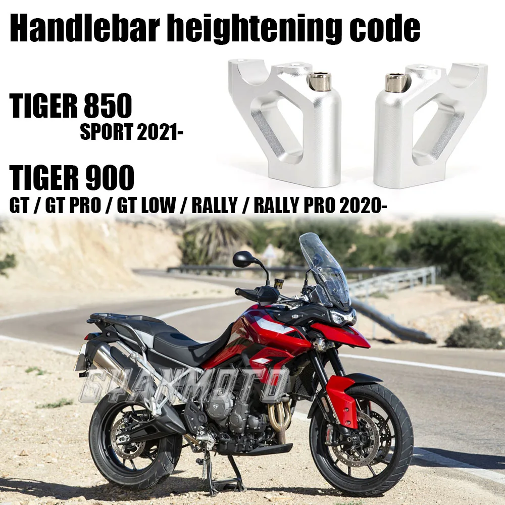 

2020 2021 Motorcycle Accessorie Handlebar Heightening Code Handlebar Riser Clamp Adapter For Tiger 900 LOW RALLY TIGER 850 Sport