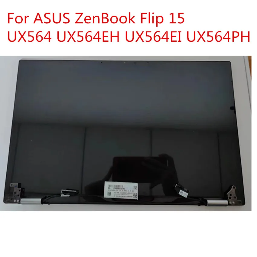 

15.6 inch for Asus Zenbook Flip 15 UX564EH UX564E OLED Touch Screen Full Assembly Upper Part AMOLED Display FHD 1920x1080