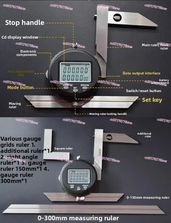 High-Precision Electronic Digital Universal Angle Gauge 0-360 Degrees Protractor Angle Meter
