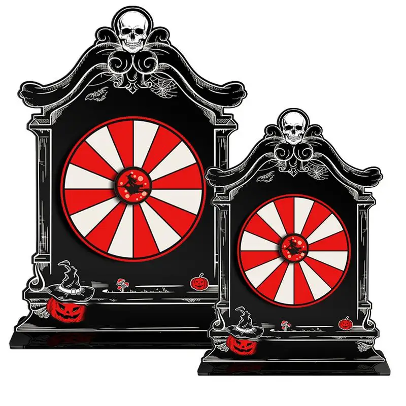 Roda Spinner Halloween, roda pemintal permainan pesta, papan permainan meja, permainan menyenangkan, roda hadiah, permainan untuk keluarga