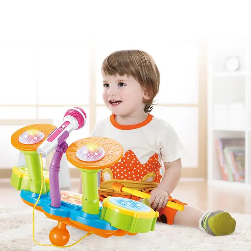 Toddler Drum Set Kids Drum Set Toddlers Musical Baby Educational Instruments Toys For Toddlers Girl Learning Activities Gifts