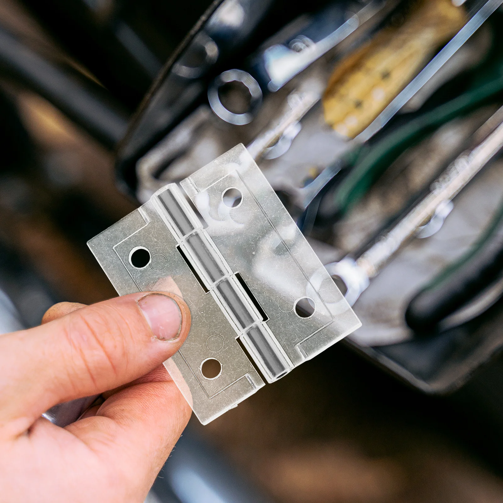 

2Pcs Transparent Acrylic Hinge Large Swing Foldable Clear Cabinet Hinges for Doors Drawers Furniture DIY Display Shelves