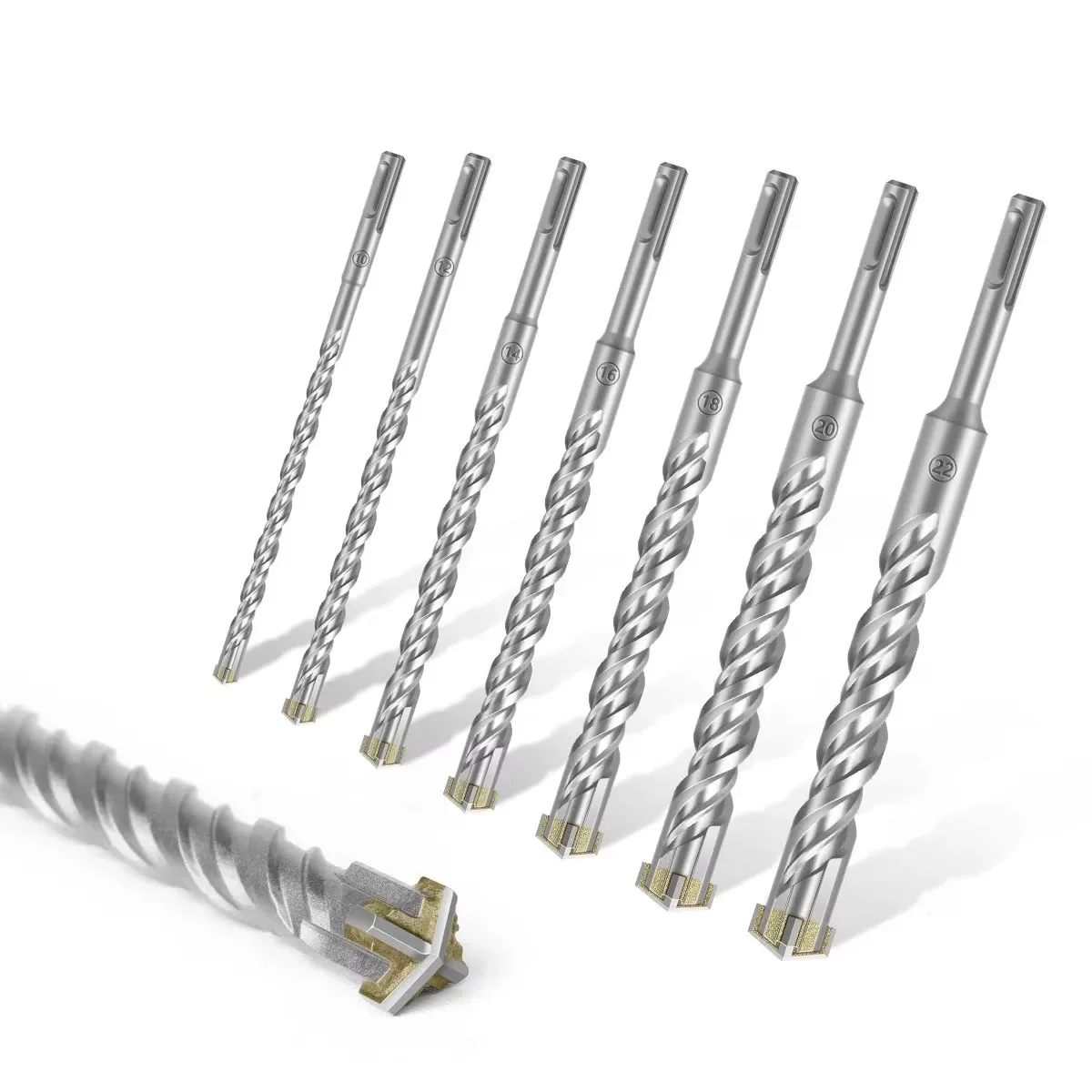 

1 шт., крестообразная насадка диаметром 8-25 мм, электрическая ударная дрель из сплава, ударная дрель для отверстий в бетоне, для электрических сверл