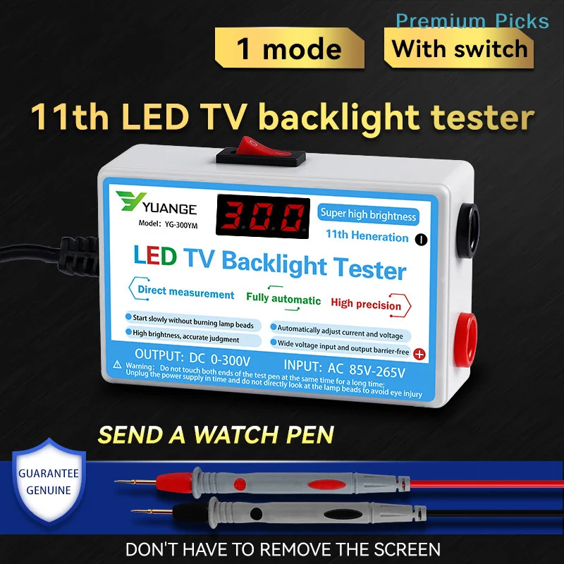 LED Tester 0-300V Output LED TV Backlight Tester Multipurpose LED Strips Beads Bar Light Lamp Test Tool Measurement Instruments