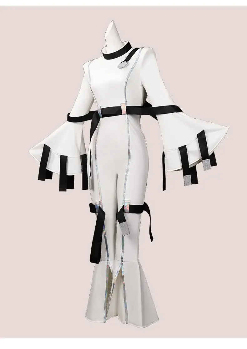 

CC Cosplay Jumpsuits Code Geasss Costume White Straitjacket Halloween Party Outfits for Women Girls Comic Show Exhibition Suits
