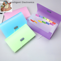 A6 Expanding Wallet Organ Bag Waterproof File Bag Organizer Data Book 13 layers