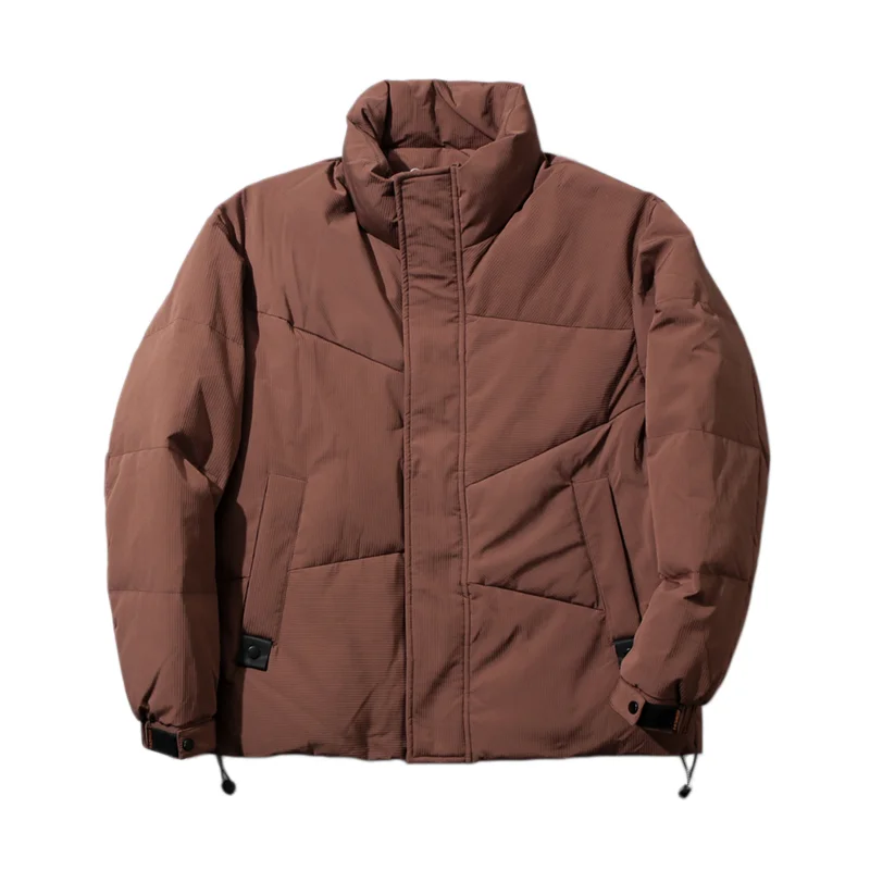 

High-End Men's down Jaet 900 Fill Power High Loosen And Warmth Stand Collar Autumn Winter Padded Coat Long Sve Zipper