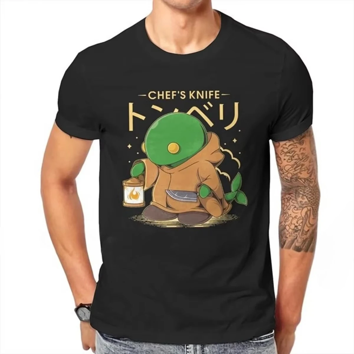 Final Fantasy Cid Vivi Black Mage Chocobo Washed Cotton T‑shirt Unisex Game Round Neck Short Sleeve Streetwear Casual Tops