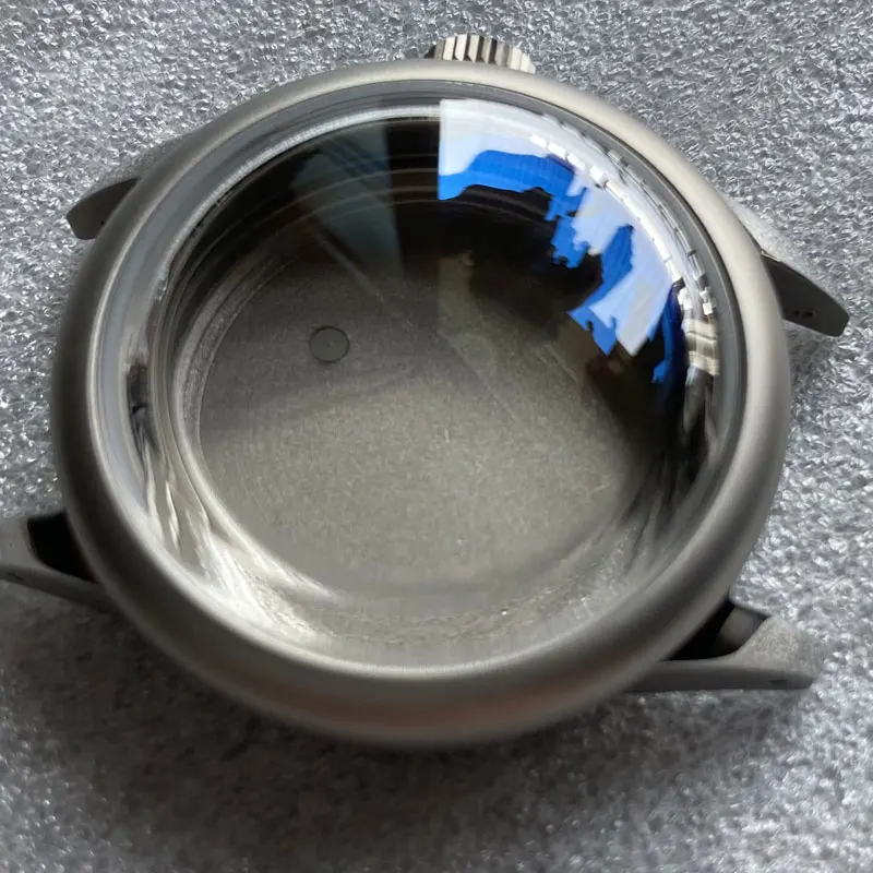 Horloge Wijzigt Onderdelen 36Mm Titanium Materiaal Pilot 'S Case Saffier Glas Geschikt Voor Nh35/36 Automatische Beweging