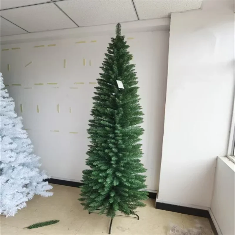 Artificial Christmas Tree with LED Lights PVC Christmas Tree Home Decoration Christmas Atmosphere Decoration 150cm to 210cm