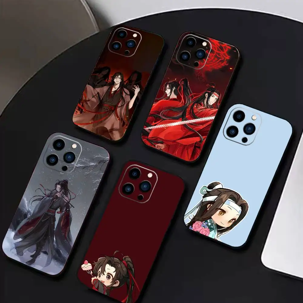 

Grandmaster Demonic Cultivation Phone Case For iPhone 16,15,14,13,12,17,Pro Max,Plus Silicone Black Case