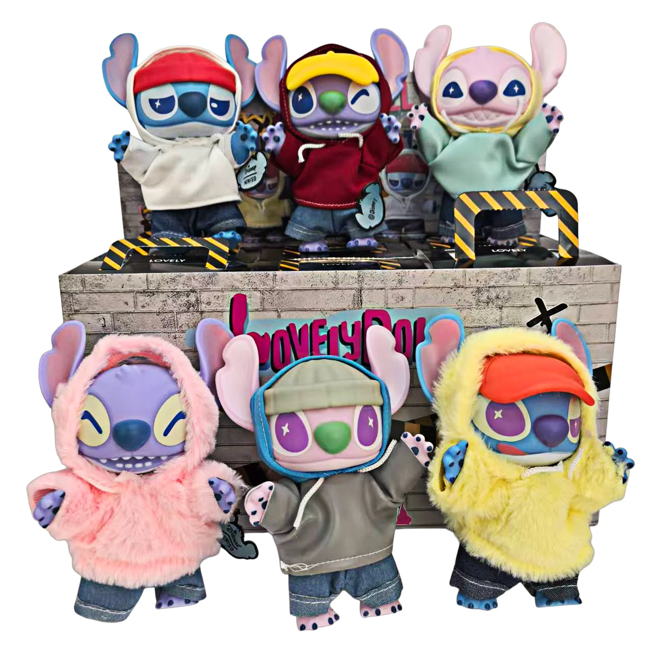 

Hot New Stitch Gen Z Street Series Blind Box Figure Cute Stitch Vinyl Doll Mystery Box Plush Surprise Bag Pendant Girl Gift Toys