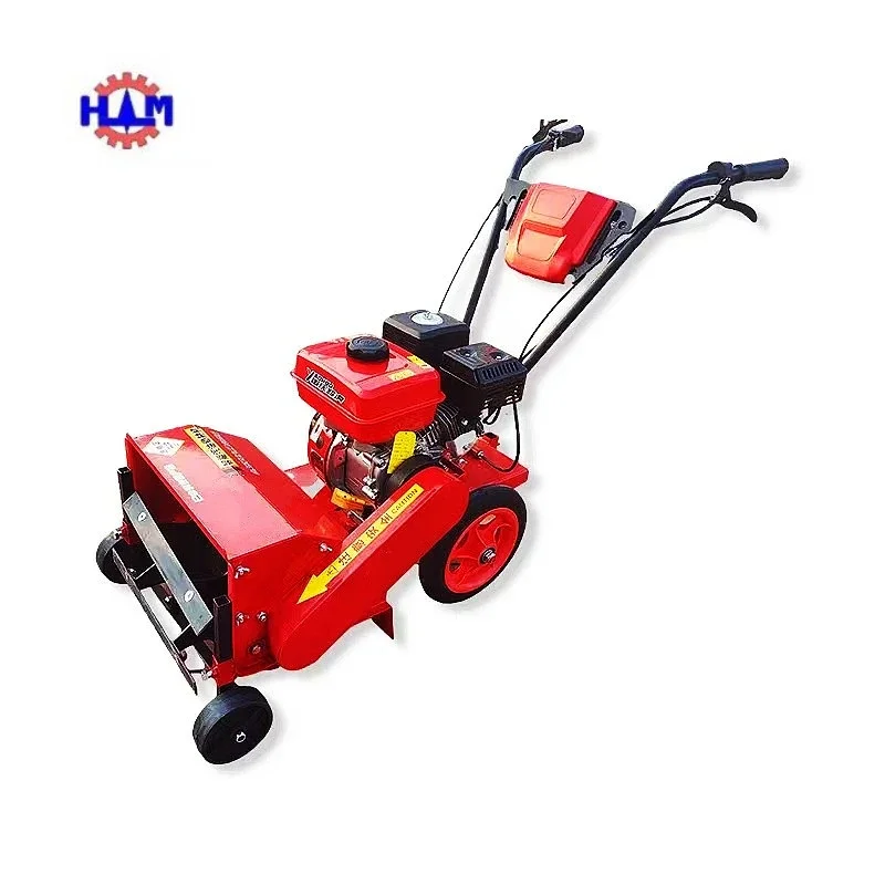 Gasoline  weeder small household walk mower agricultural hand push weeder mini tiller wastelander grss cutter