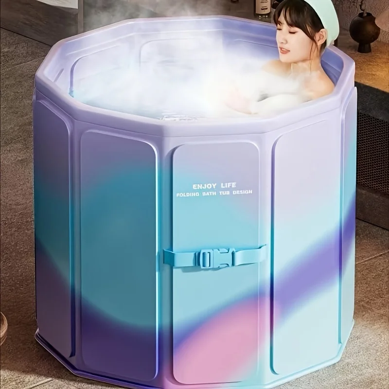 Drop Stitch Inflate Cold Plunge Immersion Bath Tub Sports Recovery Barrel Garden Ice Cryotherapy Bath European Bathtubs for Home