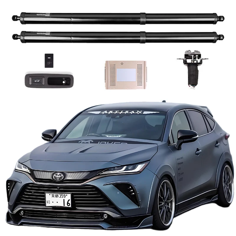 

Для TOYOTA HARRIER 2022-2025 электрическая задняя дверь, интеллектуальный автоматический замок на присоске, модификация багажа, автомобильные принадлежности