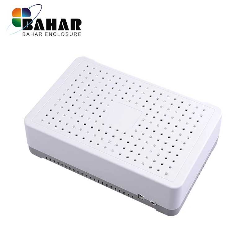 BDC30004‑A1 ABS Plastic Electronic Enclosure, Desktop Ventilated Router Housing Project Box  for PCB Network Equipme