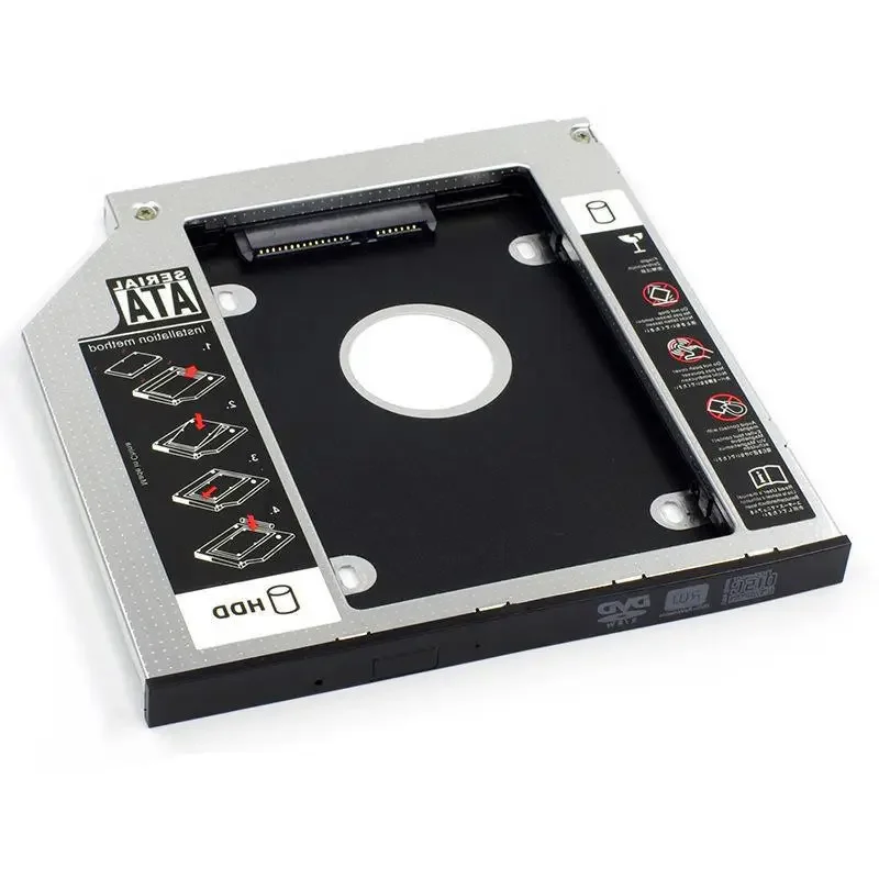 9.0 9.5 12.7mm HDD Caddy SATA 3.0 dla 2.5'' SSD Case Adapter dysku twardego do laptopa CD DVD-ROM Optibay