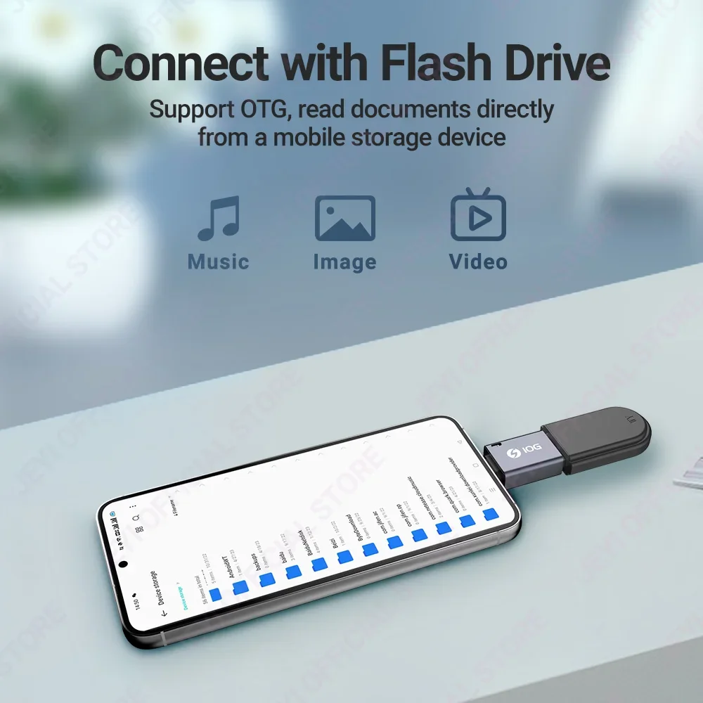 JEYI USB 3.2 C 타입 OTG 10G 어댑터, 36W 고속 충전 C 타입-USB 3.2 컨버터, 수 C to C 40Gbps, 썬더볼트 3 지원