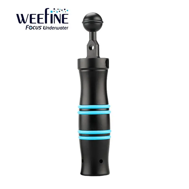 WEEFINE WFA23 Dive Camera Single/Double Handle Arm Mount Waterproof Case Underwater Lighting